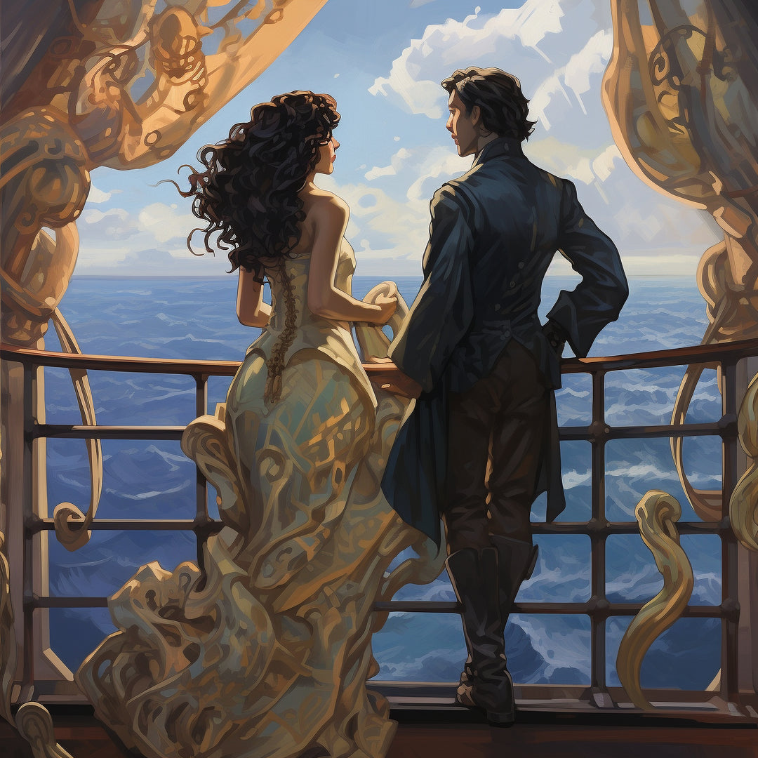 AI Artwork - Shakespeare's Viola and twin brother Sebastian