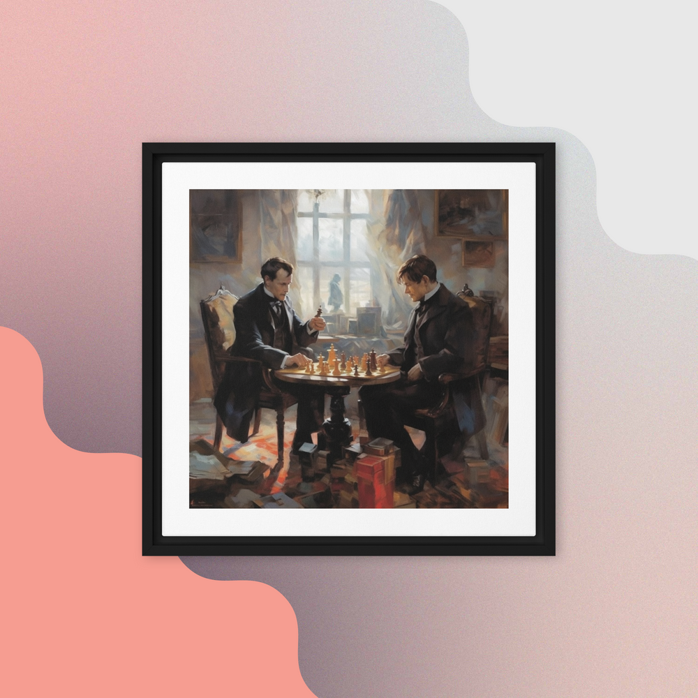 AI Artwork - Arthur Conan Doyle and Sherlock Holmes