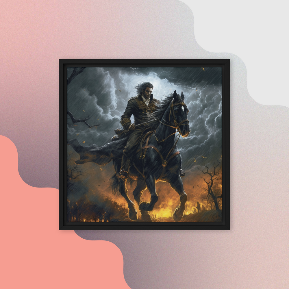 AI Artwork - Washington Irving as the Horsemen