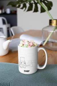 Chef| 11oz or 15oz | Funny Occupational Coffee Mug, Humorous Quote Coffee Mug, Tea Mug