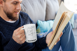 Electrician| 11oz or 15oz | Funny Occupational Coffee Mug, Humorous Quote Coffee Mug, Tea Mug