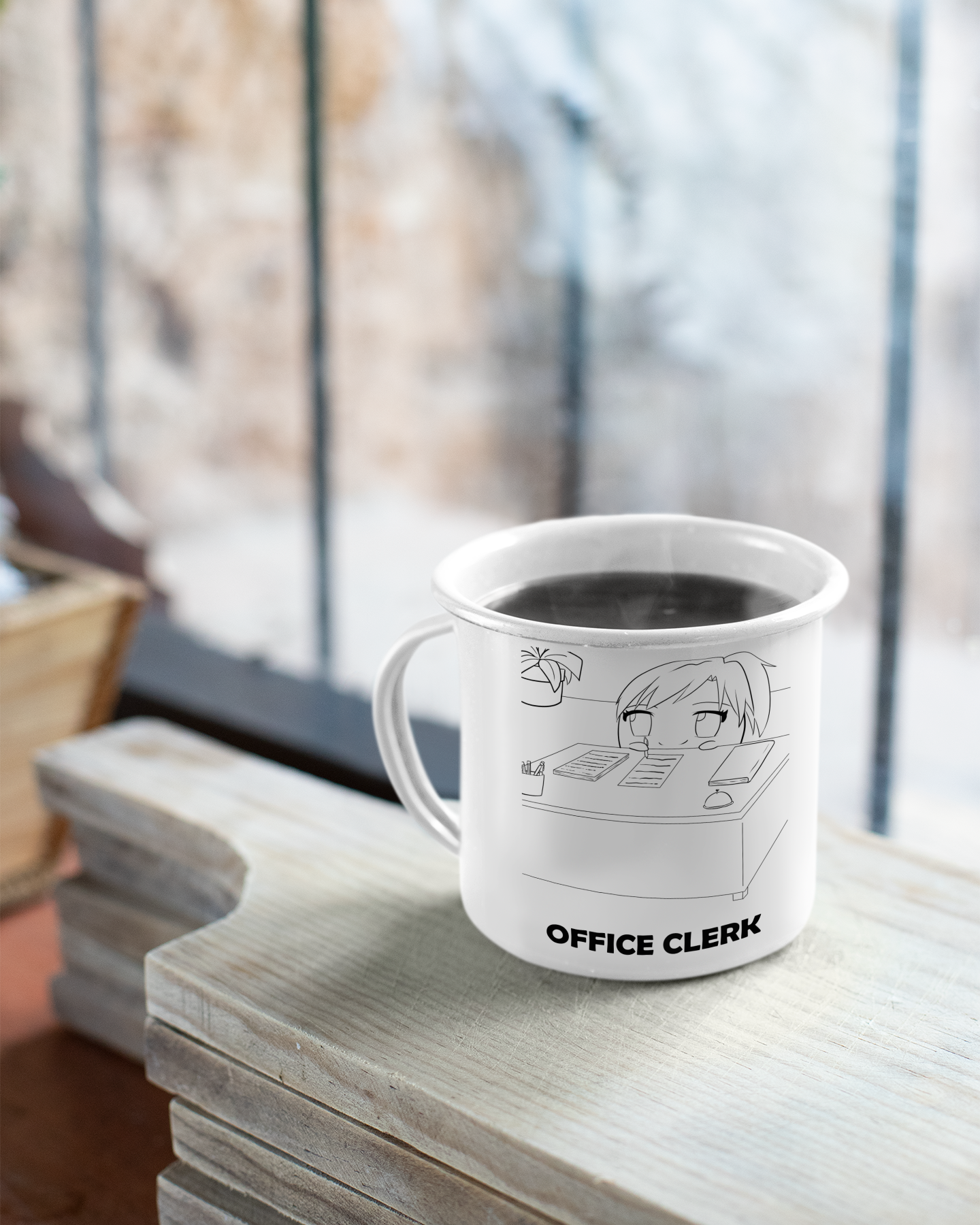 Office Clerk| 11oz or 15oz | Funny Occupational Coffee Mug, Humorous Quote Coffee Mug, Tea Mug