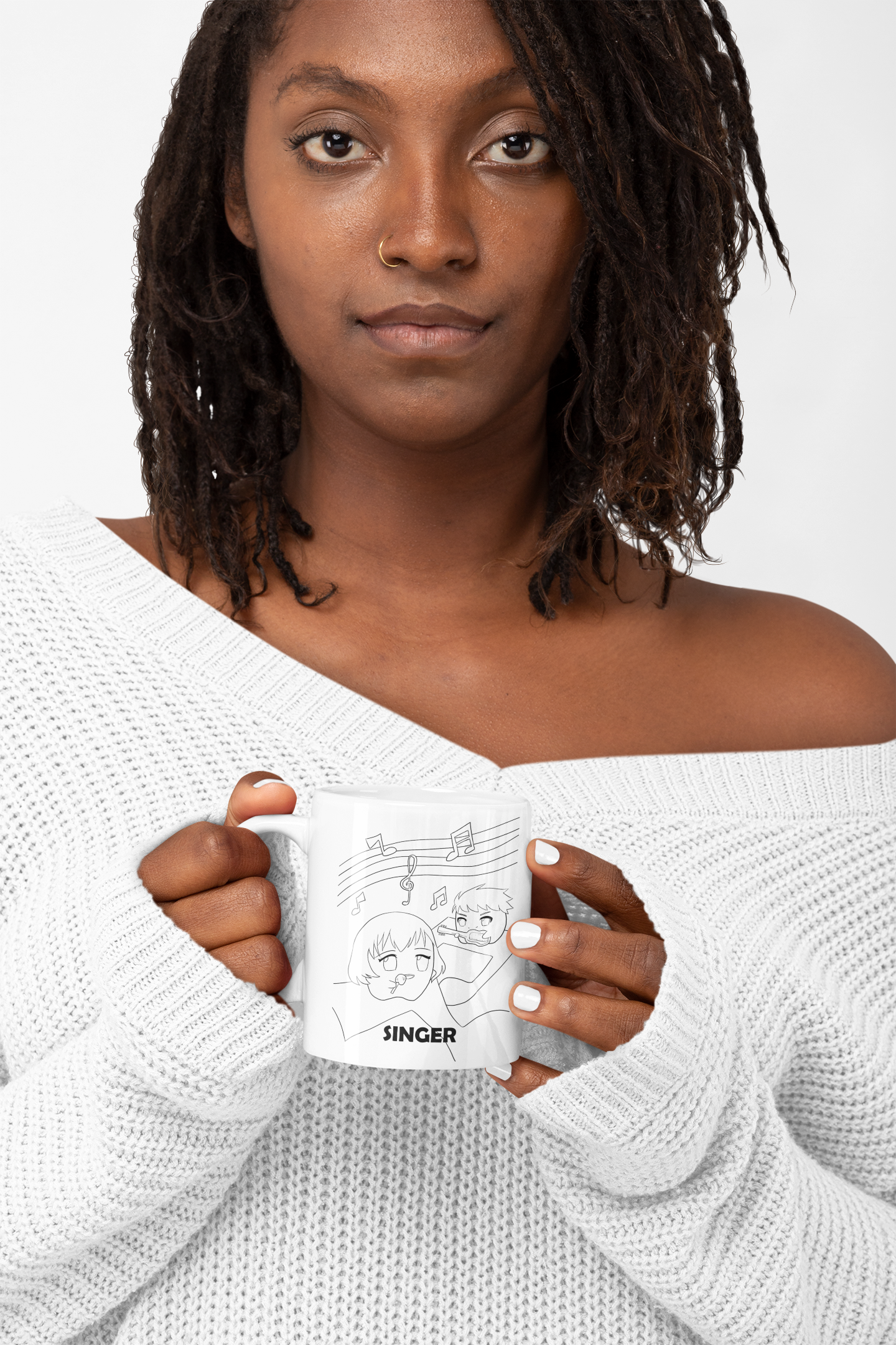 Singer| 11oz or 15oz | Funny Occupational Coffee Mug, Humorous Quote Coffee Mug, Tea Mug