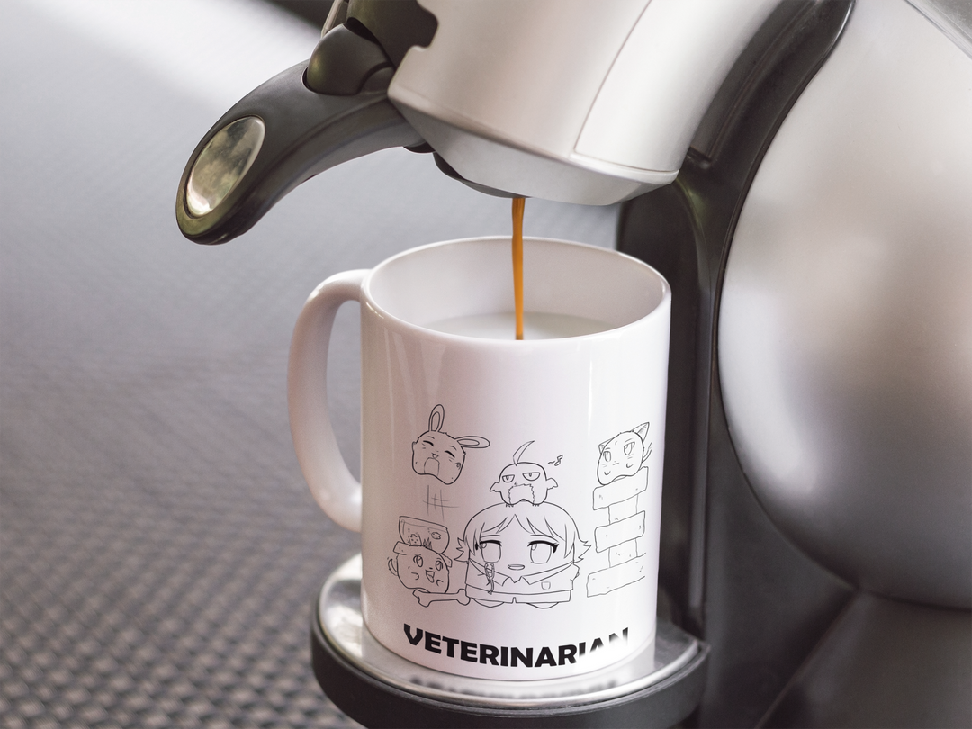 Veterinarian| 11oz or 15oz | Funny Occupational Coffee Mug, Humorous Quote Coffee Mug, Tea Mug