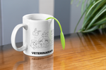 Load image into Gallery viewer, Veterinarian| 11oz or 15oz | Funny Occupational Coffee Mug, Humorous Quote Coffee Mug, Tea Mug
