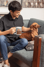 Load image into Gallery viewer, The Box Puppy  | 11oz and 15 oz | Coffee Mug &amp; Tea Cup
