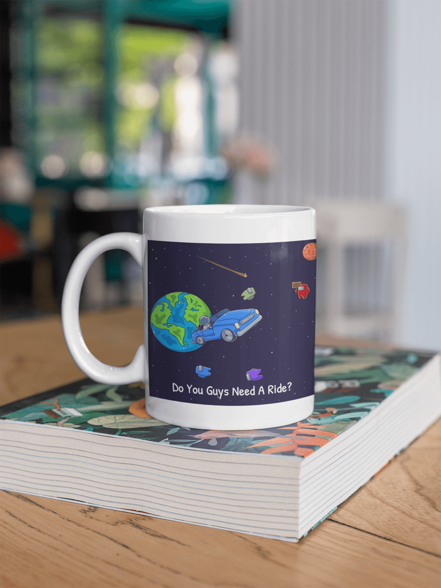 There's a Space Car Among Us | 11oz and 15 oz | Coffee Mug & Tea Cup