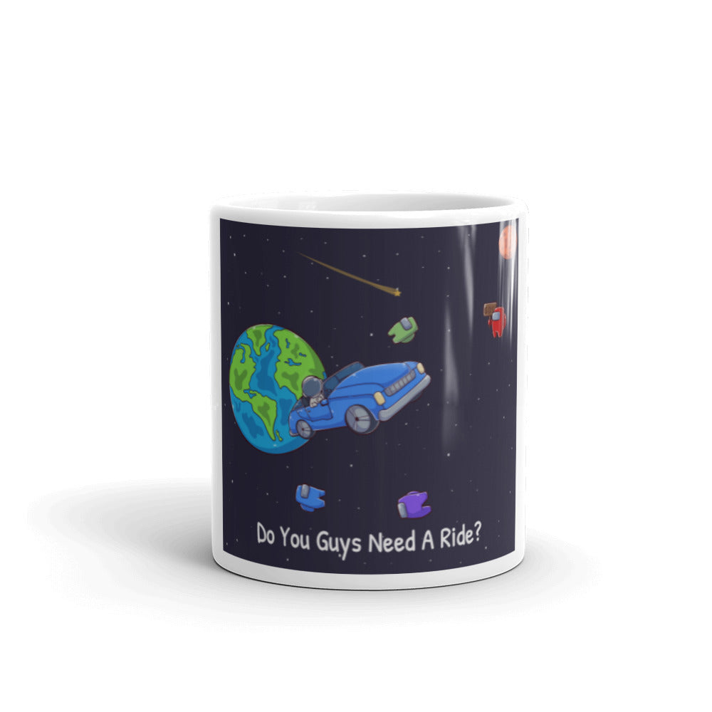 There's a Space Car Among Us | 11oz and 15 oz | Coffee Mug & Tea Cup