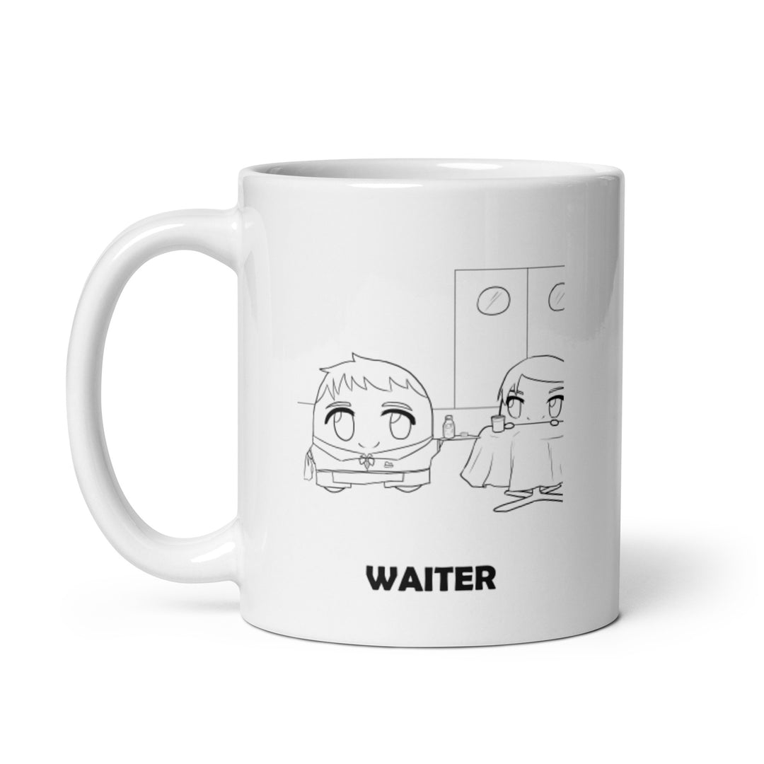 Waiter | 11oz or 15oz | Funny Occupational Coffee Mug, Humorous Quote Coffee Mug, Tea Mug