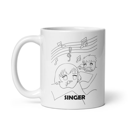 Singer| 11oz or 15oz | Funny Occupational Coffee Mug, Humorous Quote Coffee Mug, Tea Mug