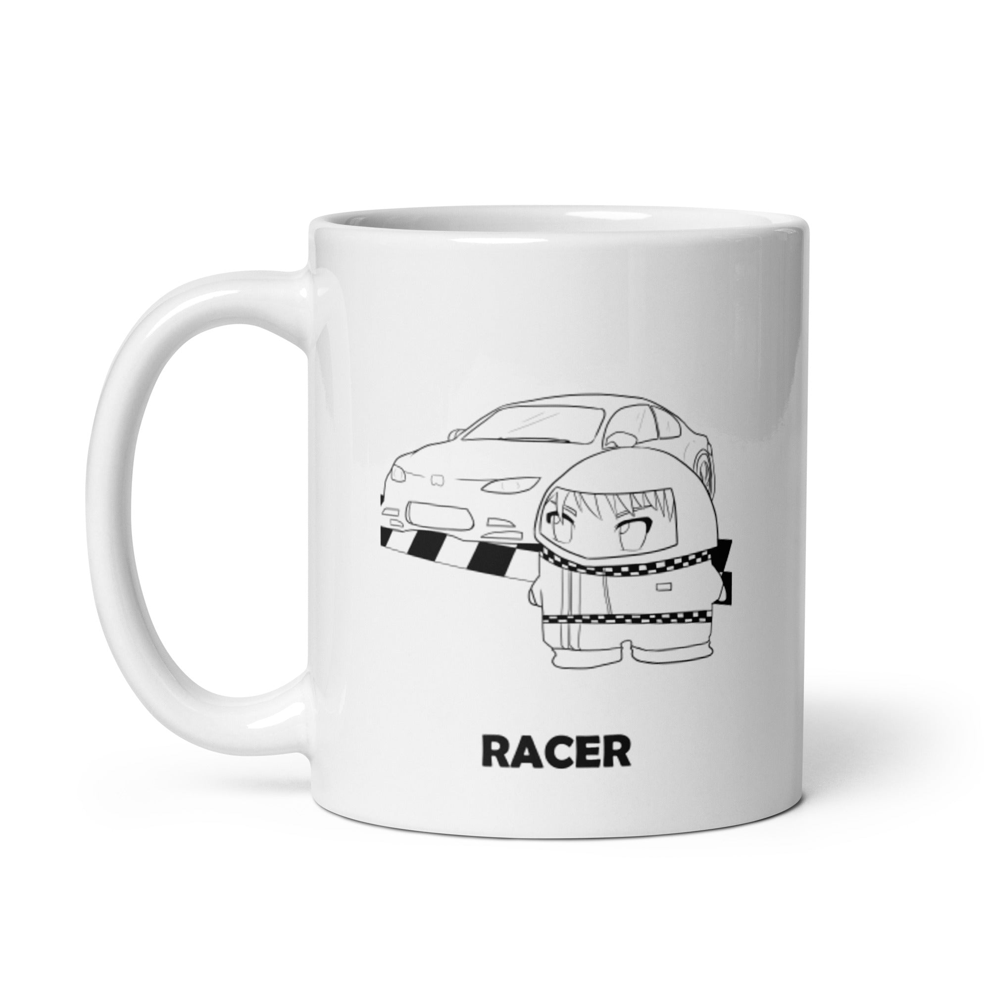 Racer| 11oz or 15oz | Funny Occupational Coffee Mug, Humorous Quote Coffee Mug, Tea Mug