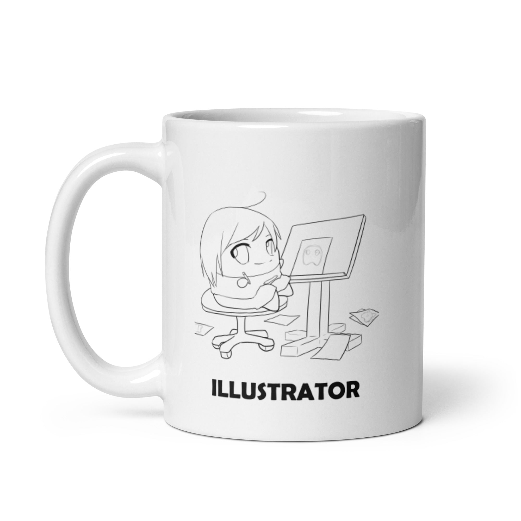 Illustrator| 11oz or 15oz | Funny Occupational Coffee Mug, Humorous Quote Coffee Mug, Tea Mug