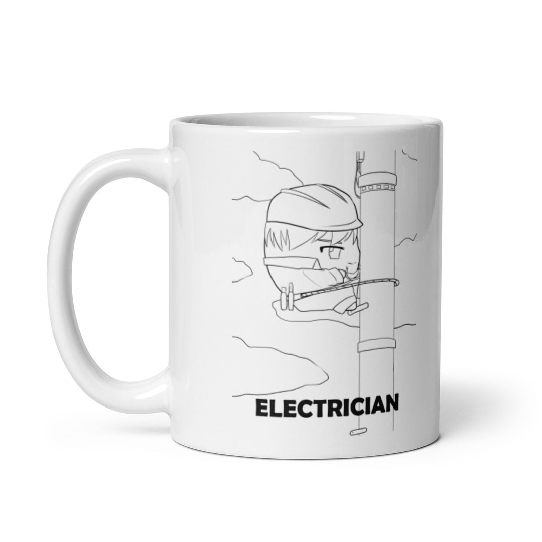 Electrician Coffee Mug | White Coffee Mug | Tracy Taylor Books