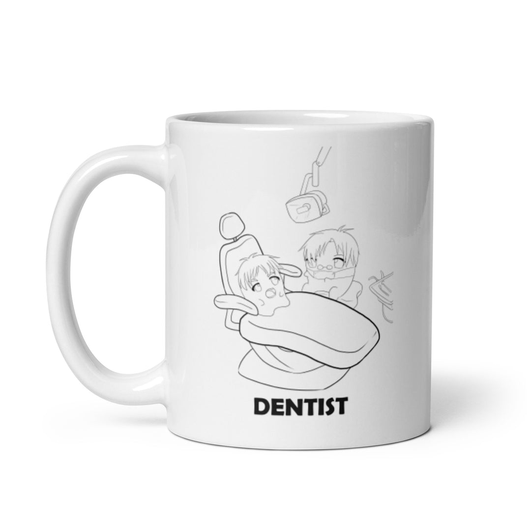 White Coffee Printed Mugs | Dentist Coffee Mug | Tracy Taylor Books