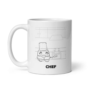 Chef| 11oz or 15oz | Funny Occupational Coffee Mug, Humorous Quote Coffee Mug, Tea Mug